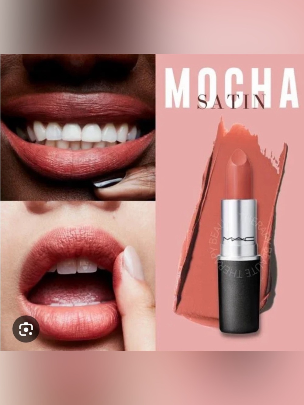 MAC Satin Lipstick in Mocha 813
